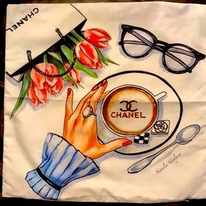 Pillow Cover Latte Print